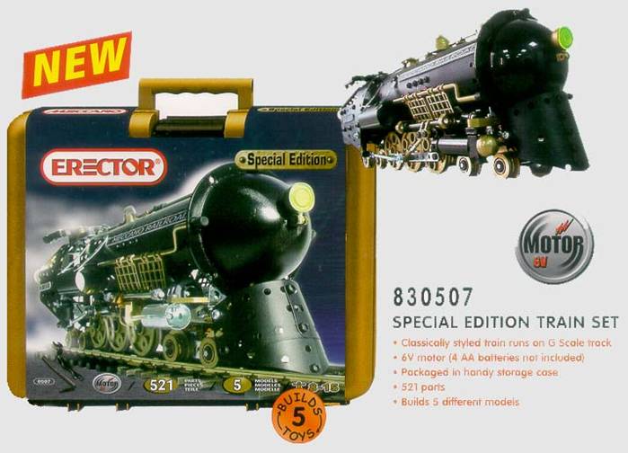 Meccano Erector Special Edition Mechanics Workshop Kit 0532 Open
